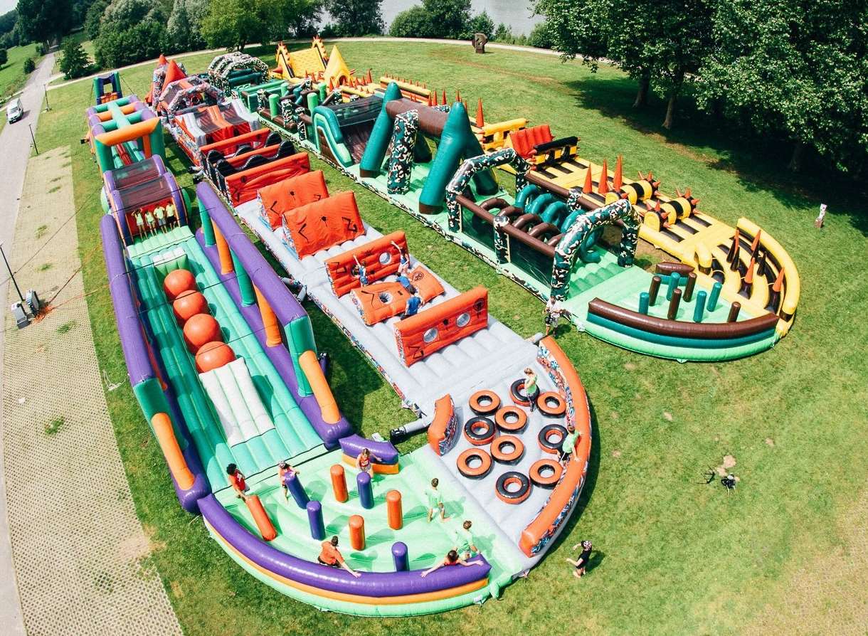 The Beast is the world's biggest inflatable obstacle course, coming to Deal in May