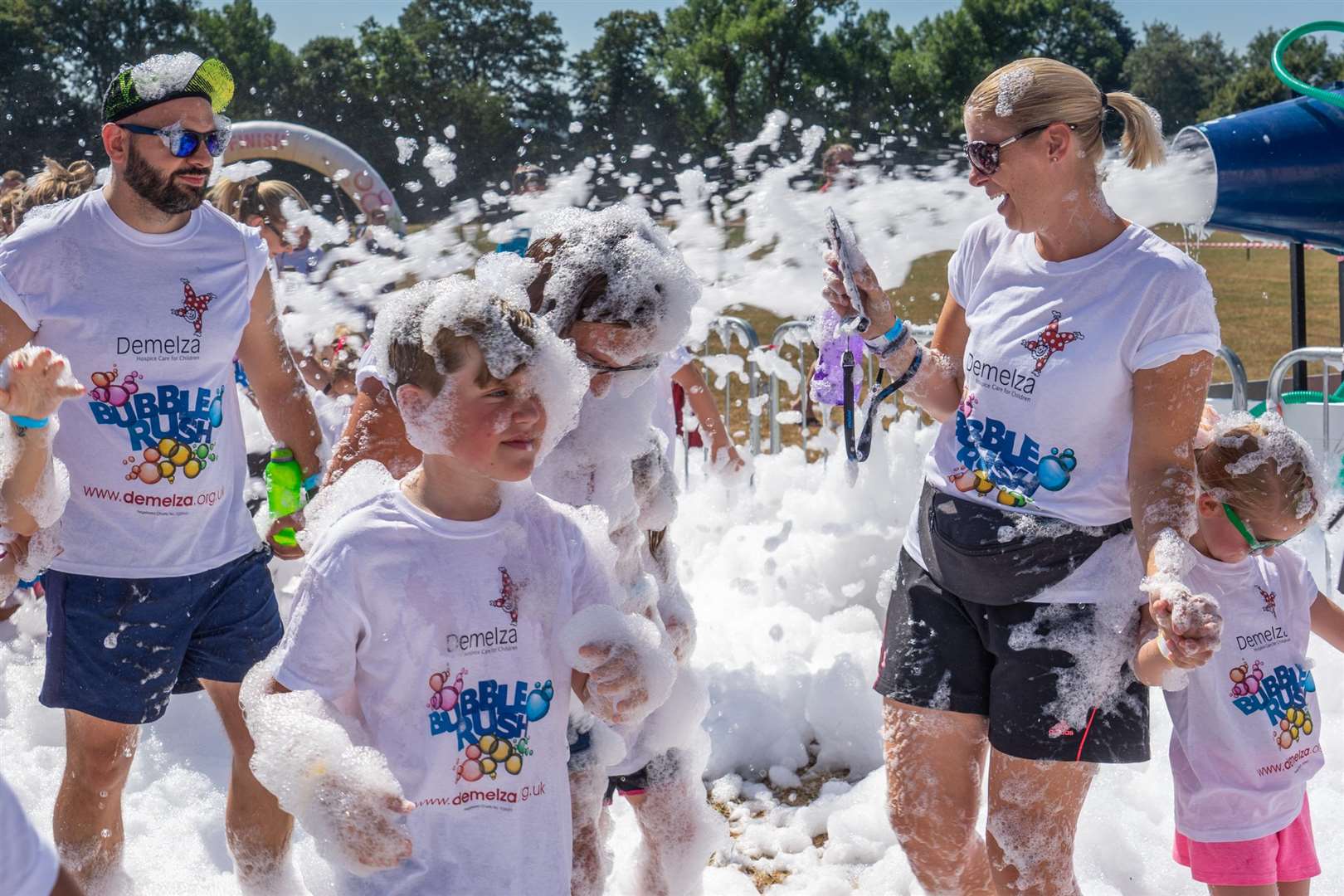 Bubble Rush is taking place at Mote Park in Maidstone