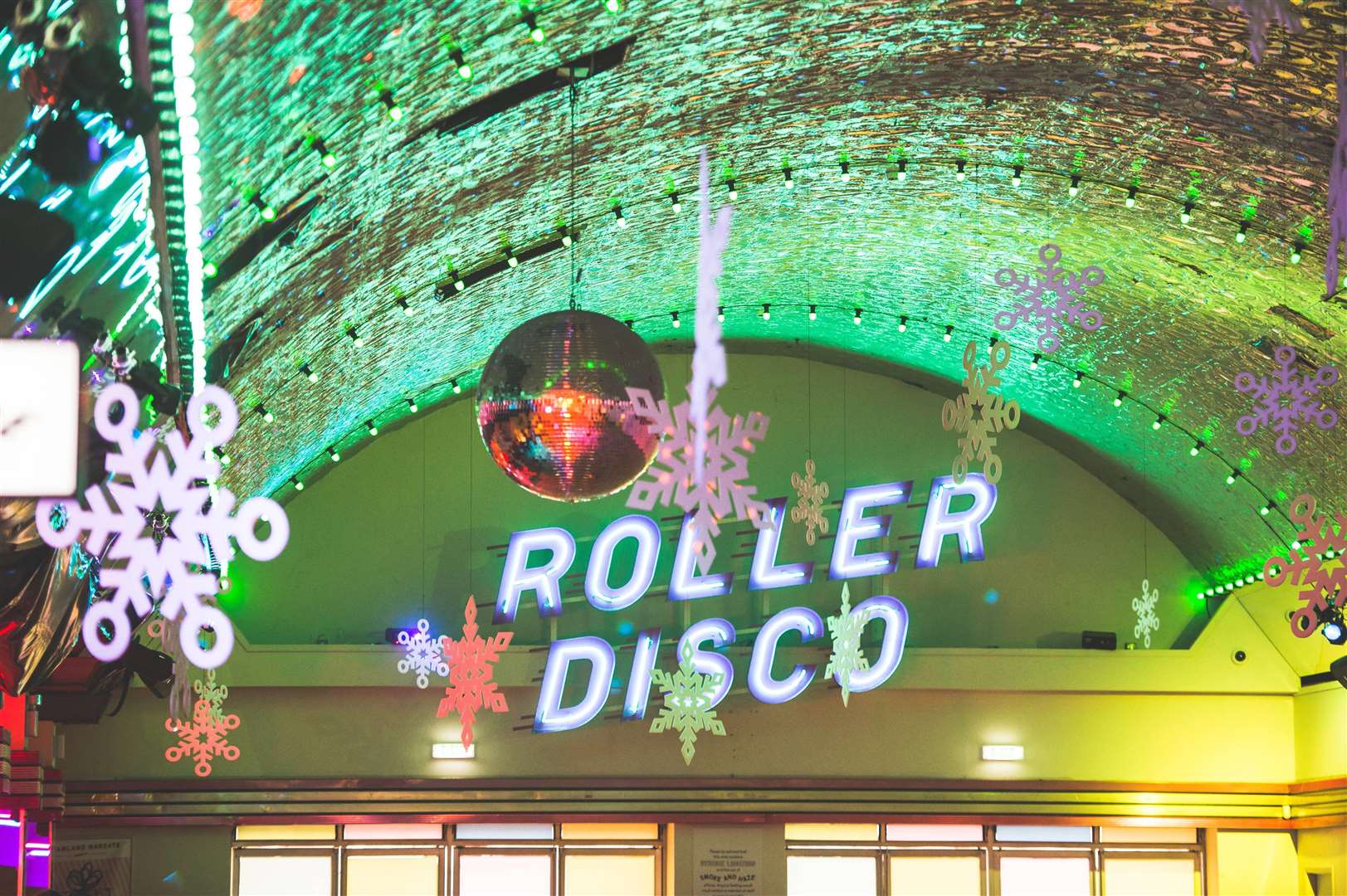 Dreamland's Roller Disco will be festive