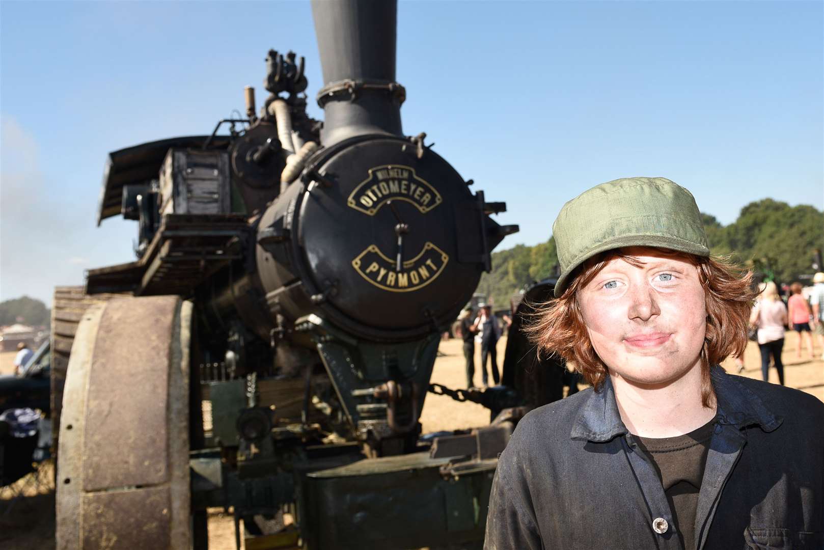 Merrick Jardine at the rally in 2018