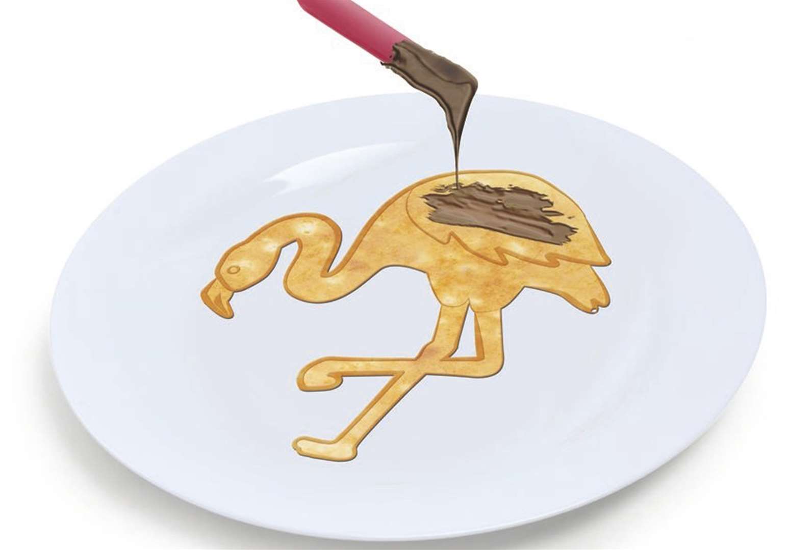 Flamingo pancake anyone? A JD Williams pan with flamingo outline is available for £16.