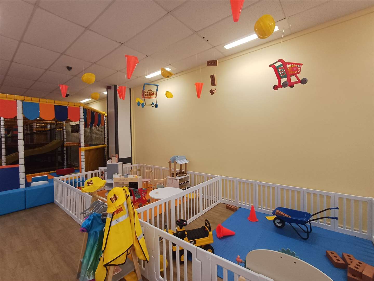 A role play area has been set up for children. Picture: Cara Simmonds