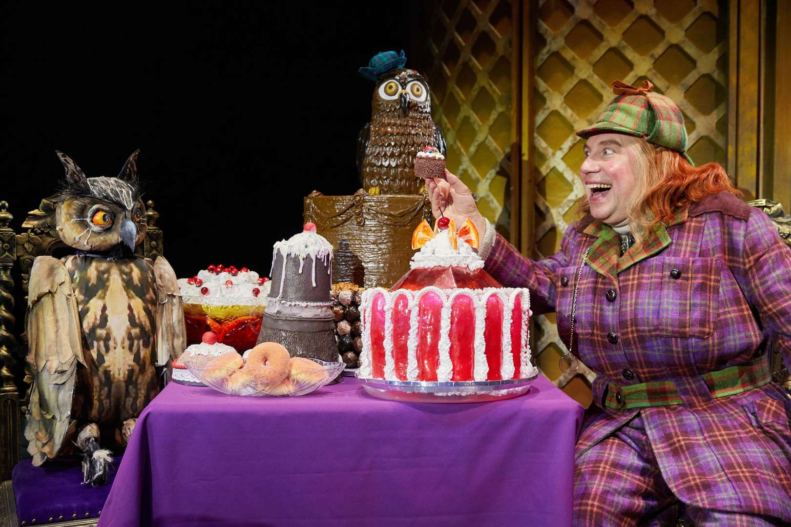 Awful Auntie by David Walliams is on stage