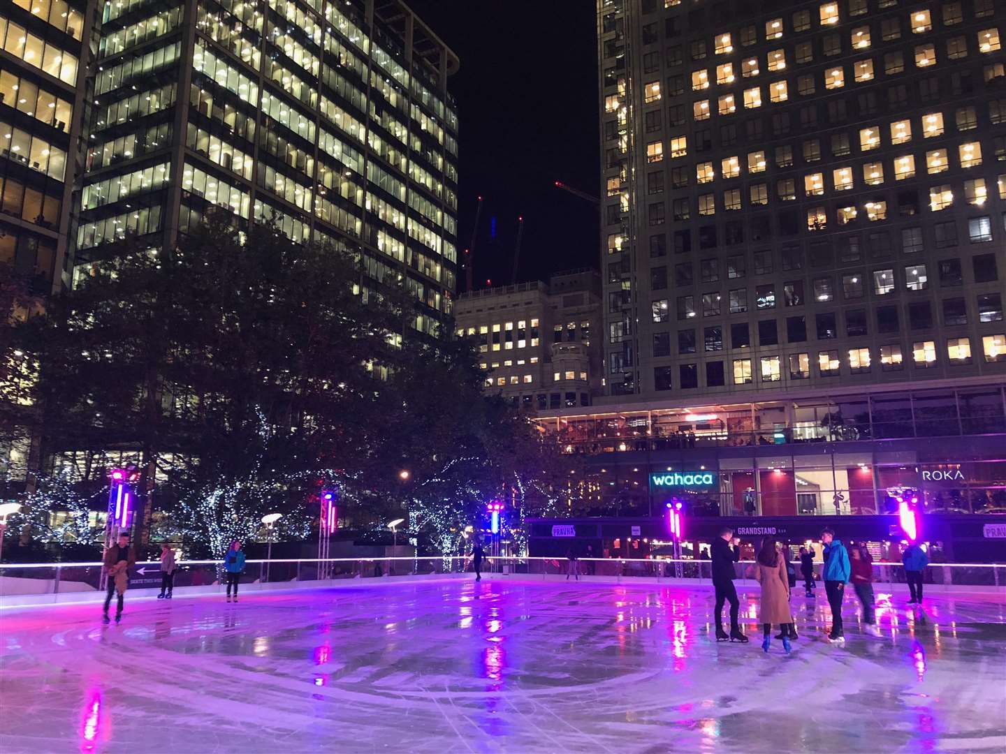 Canary Wharf Ice Rink gears up for Christmas