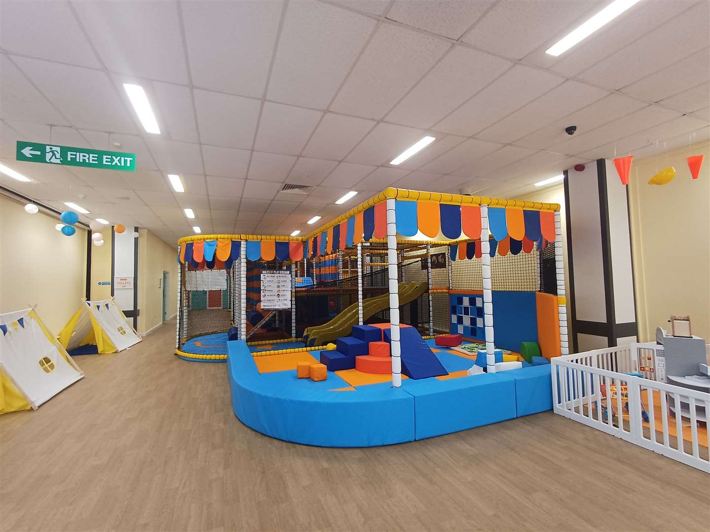 The Happy Hub, a soft play centre and cafe, has now opened to families. Picture: Cara Simmonds