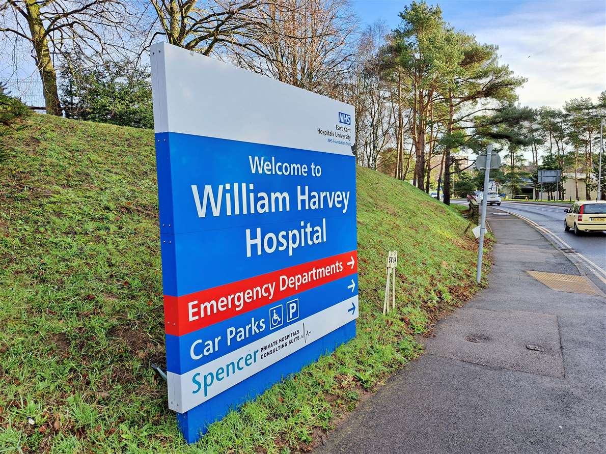 The William Harvey Hospital in Ashford