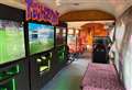 Steam train carriage converted into gaming room for school holidays
