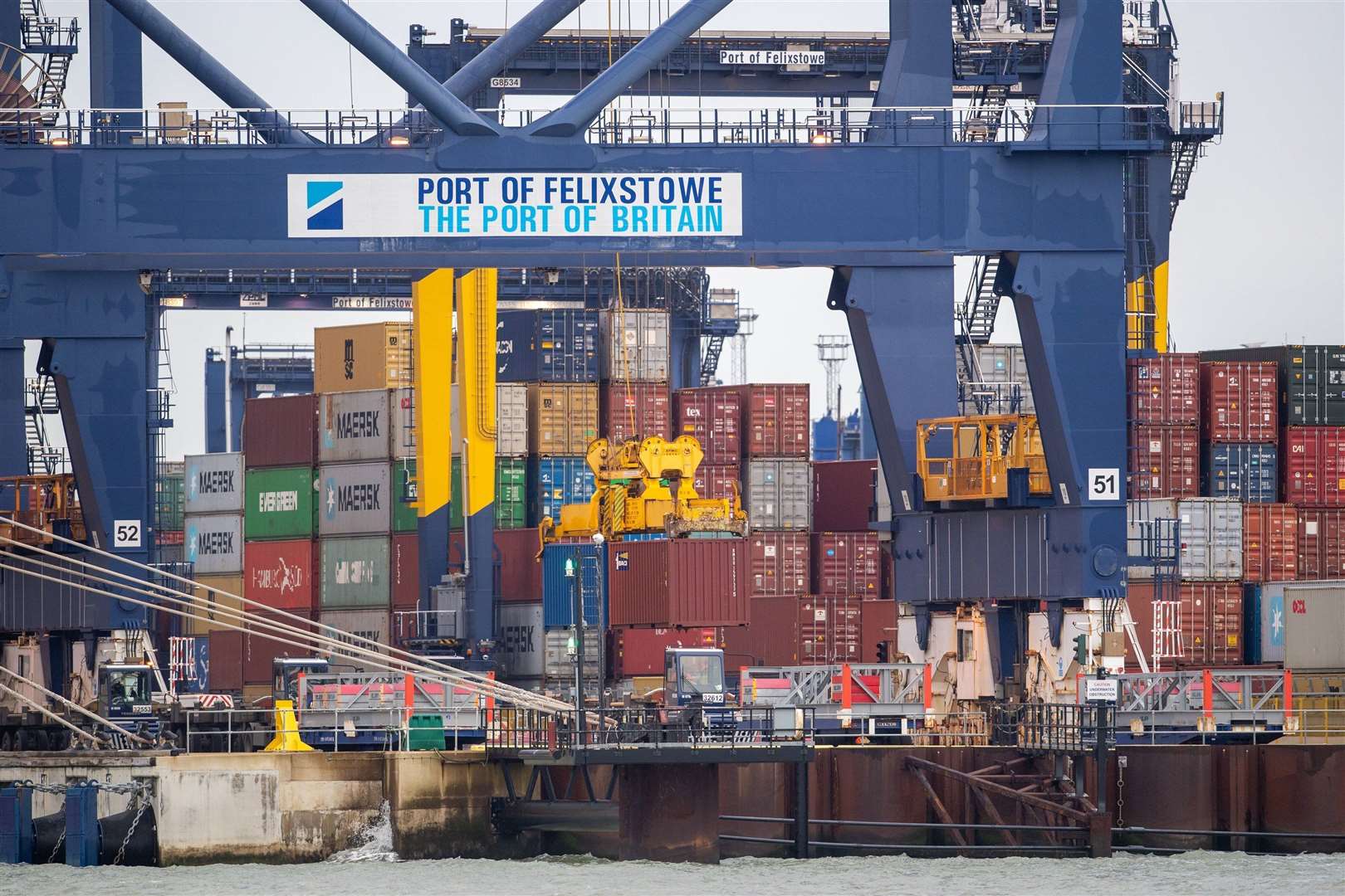 A shortage of shipping containers and delays at ports are contributing to the slow down. Picture credit: Joe Giddens/PA Wire