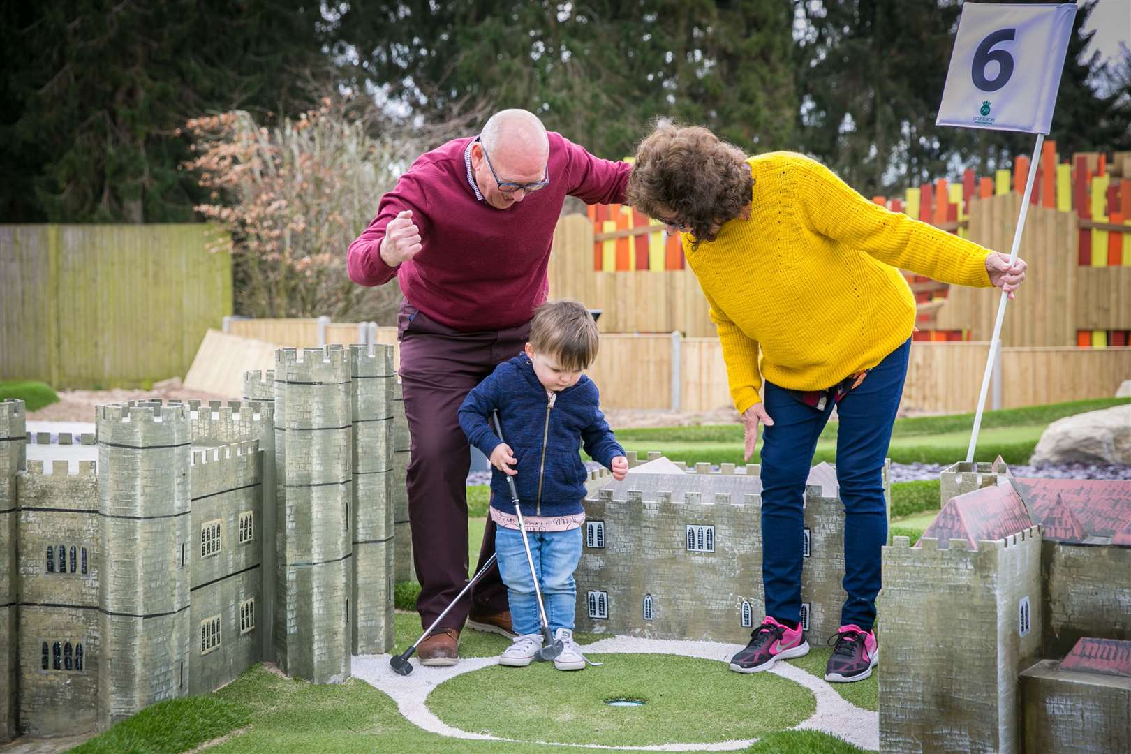 Families can play the course, says the castle, for a small extra charge. Picture: www.matthewwalkerphotography.com