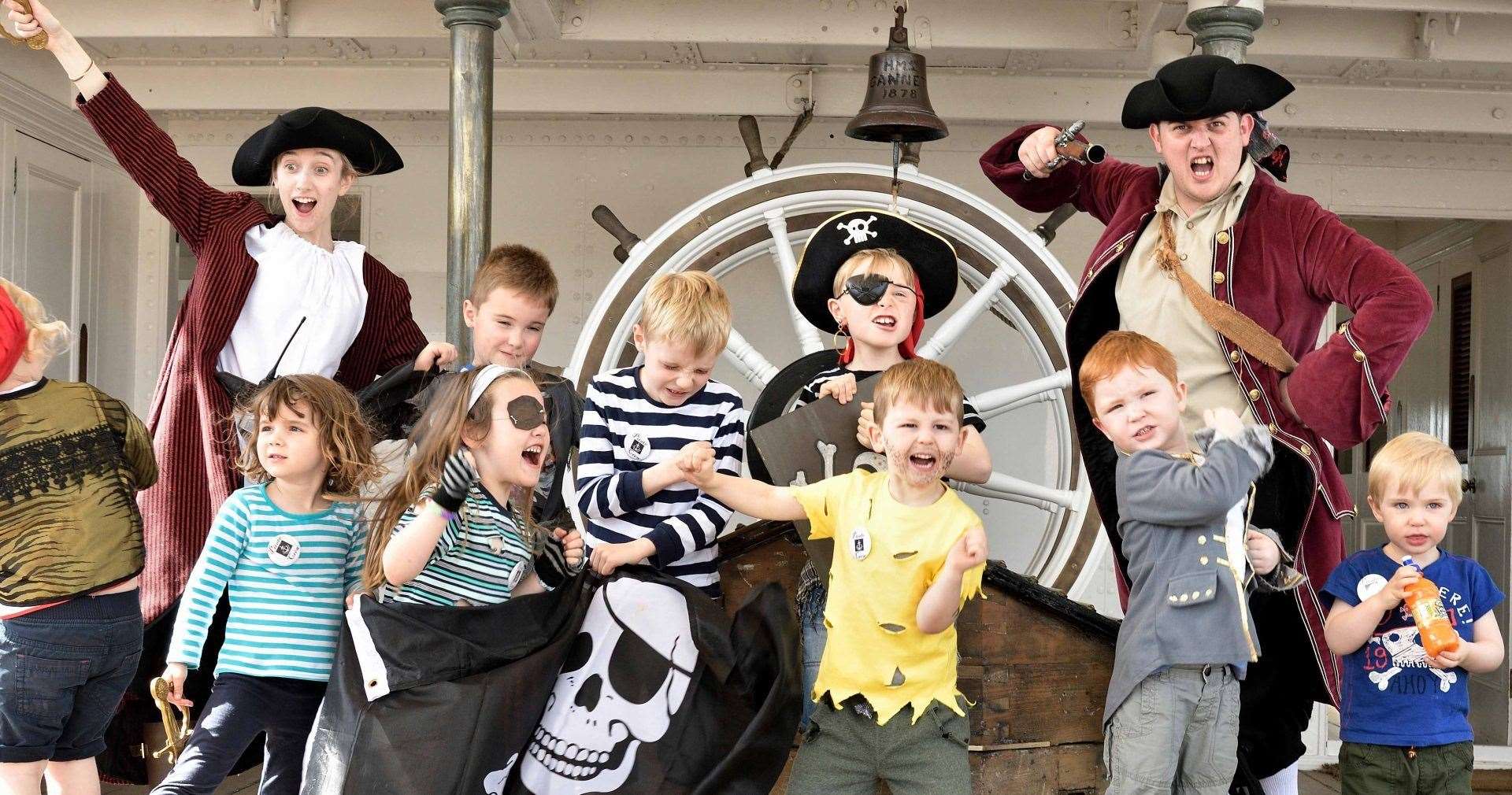 Enjoy a pirate-themed week at The Historic Dockyard