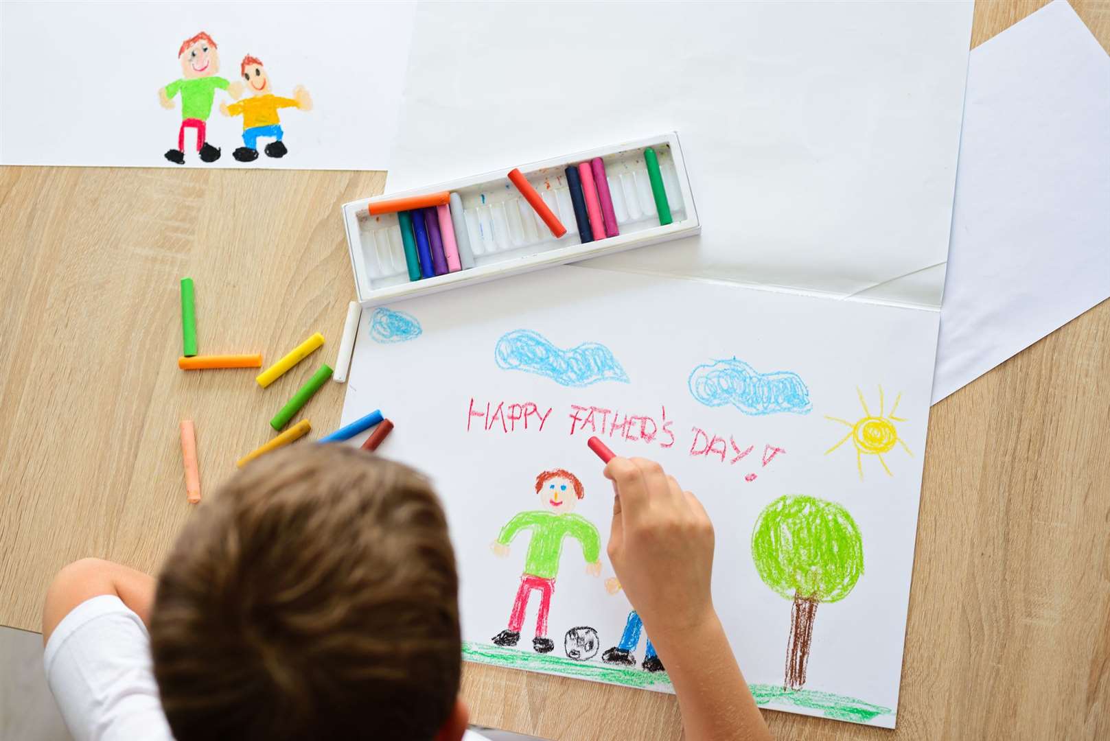 Send us your child's drawing of their dad for Father's Day