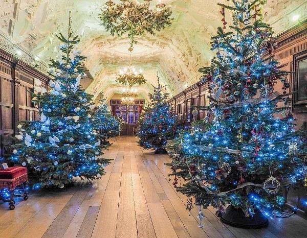 Hever Castle is a festive wonderland indoors too