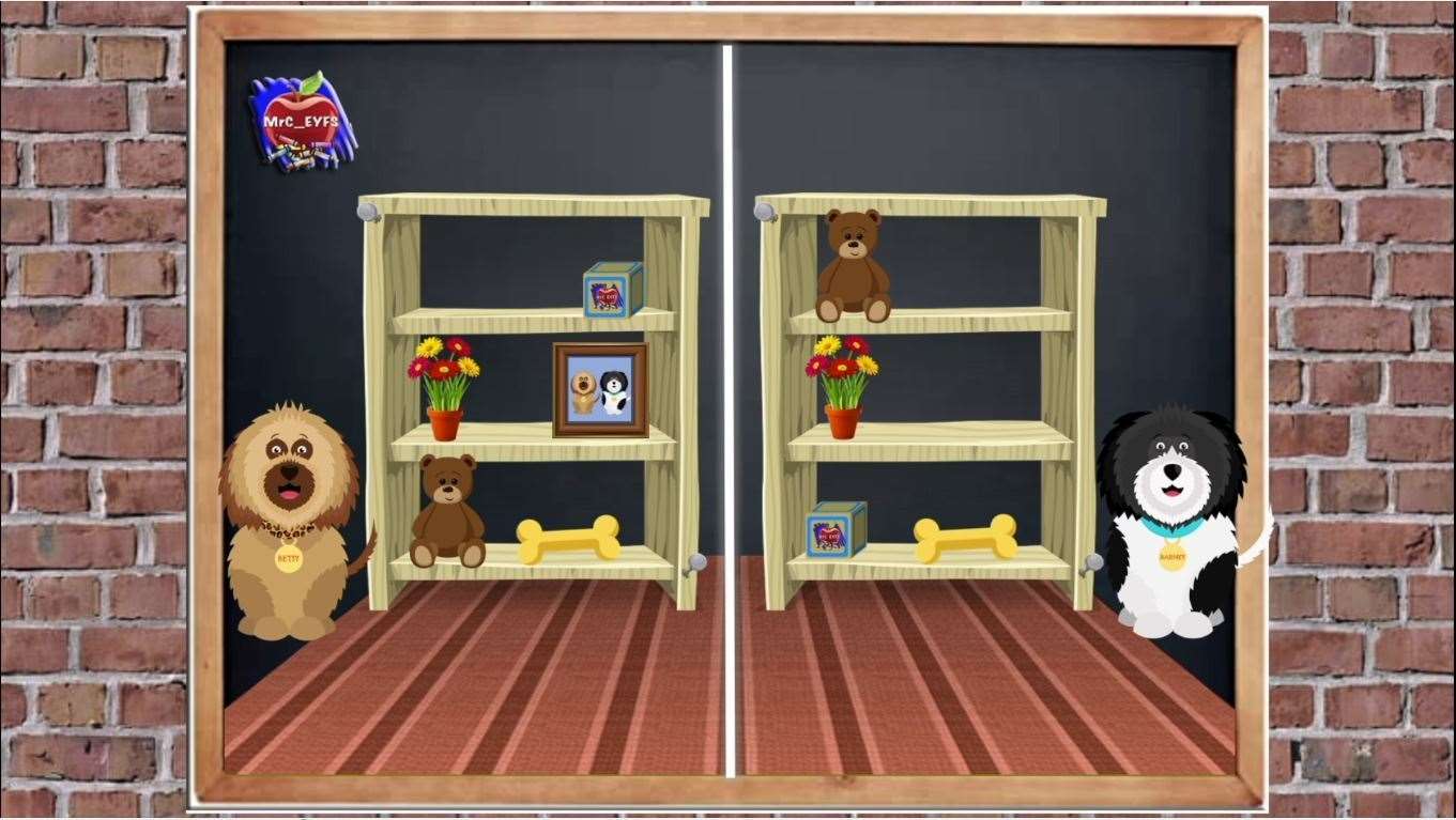 Betty and Barney pups now make regular appearances as characters in the videos