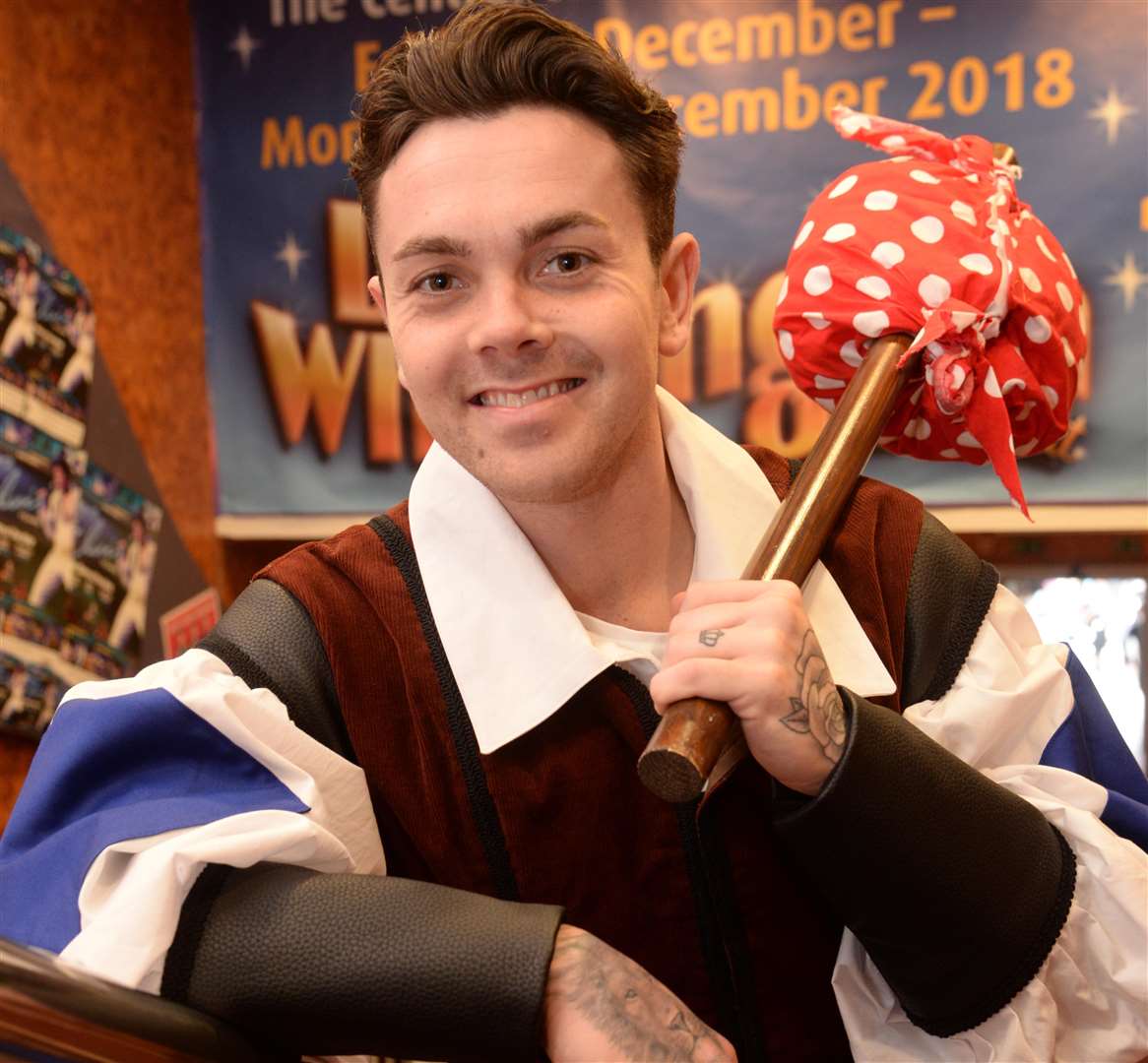 Ray Quinn will be playing Dick Whittington at the Central Theatre, Chatham