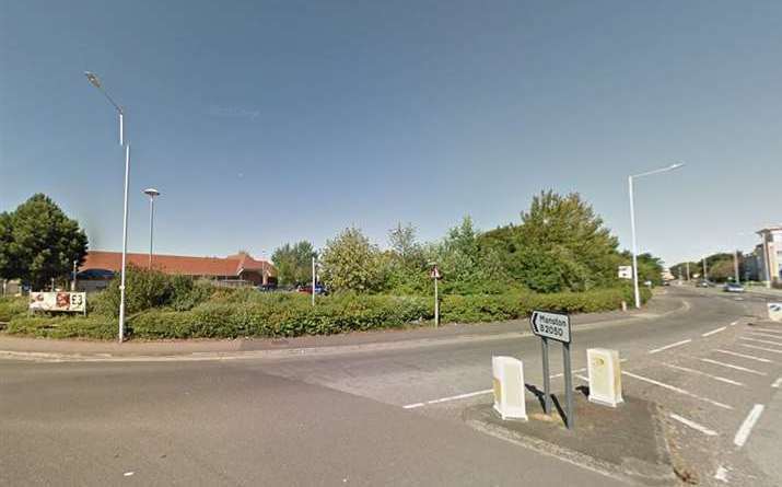 The proposed site for the McDonald's drive-thru next to the Tesco superstore in Manstone Road, Ramsgate. Picture: Google