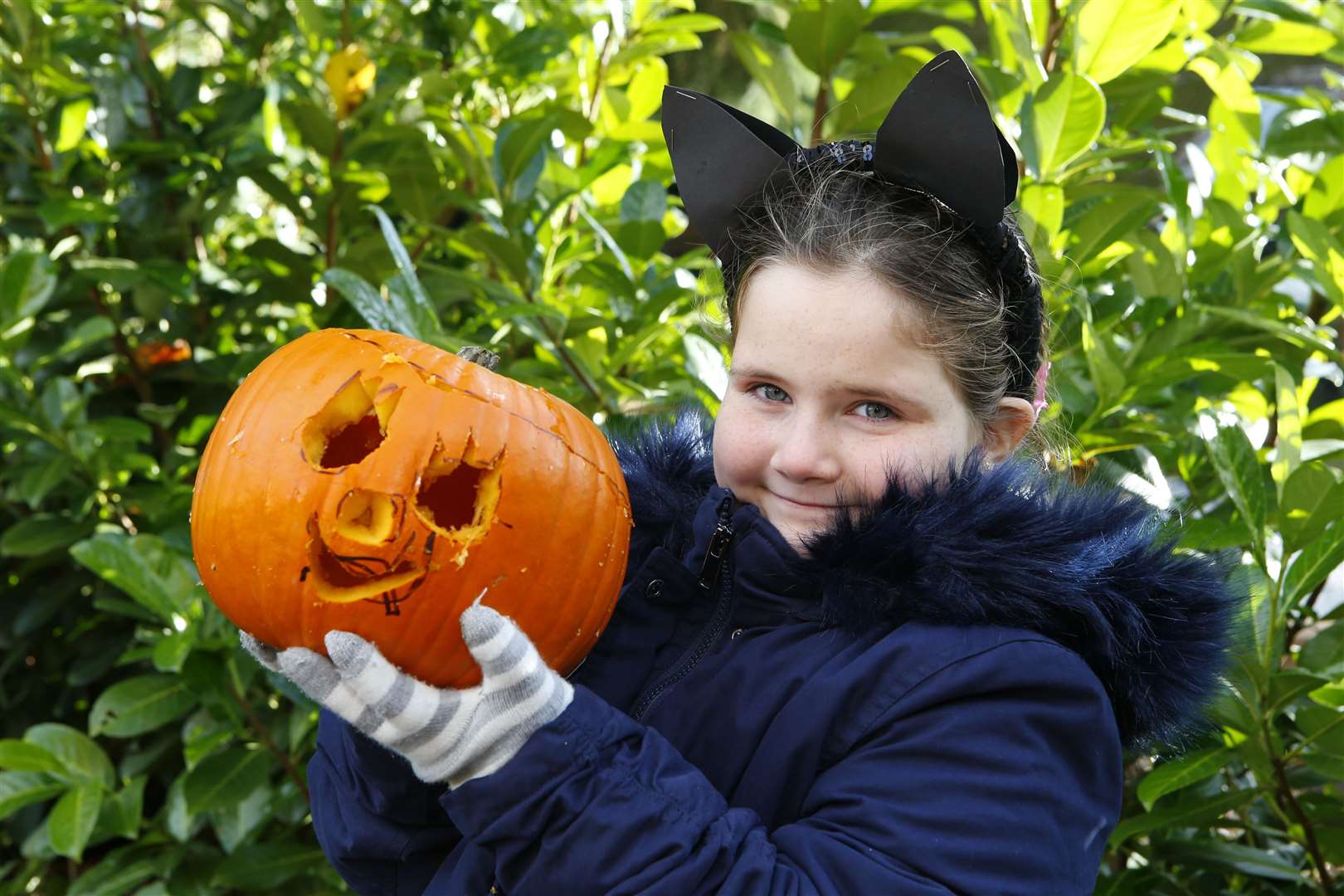 Pumpkin carving in Lullingstone last year