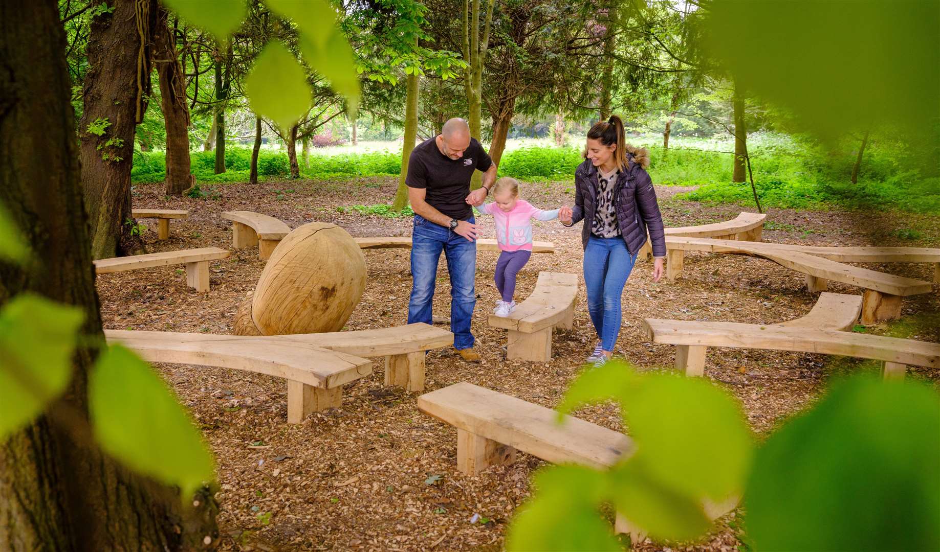 Enjoy the woodland walk and trail at Walmer