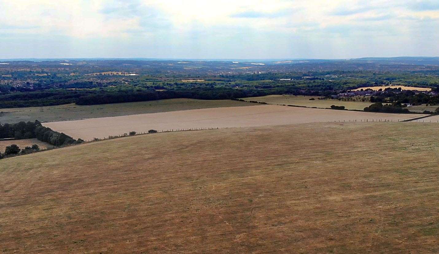 Fantastic views from the White Horse country park