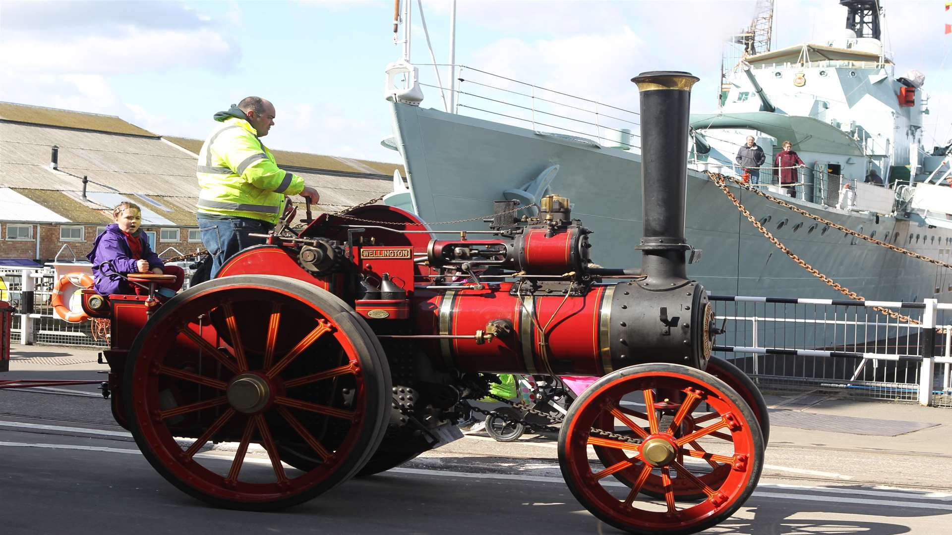 Steam into Chatham's Historic Dockyard this Easter