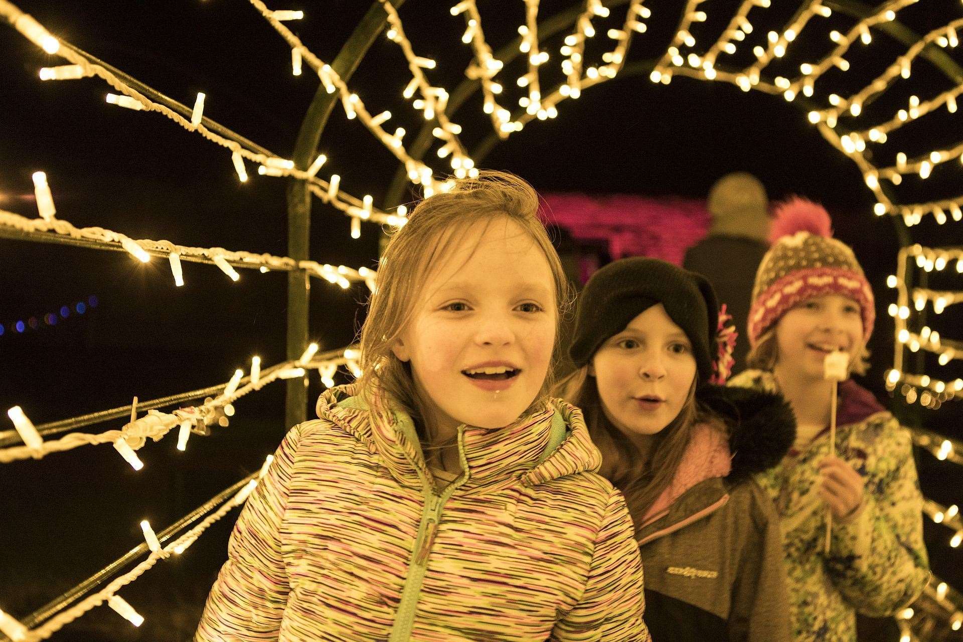 Walmer Castle has a lights trail for the very first time