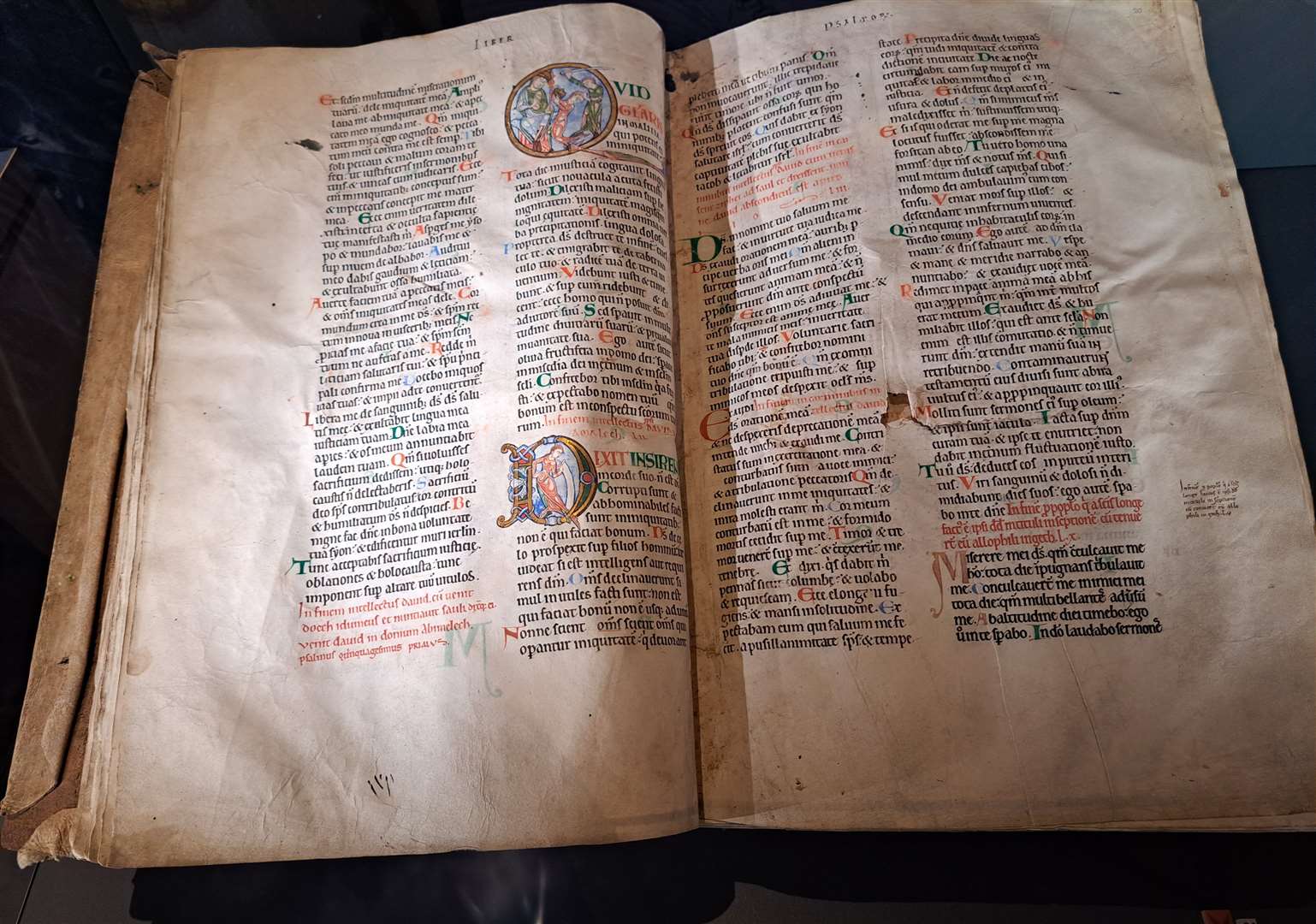 An ancient bible, beautifully illustrated