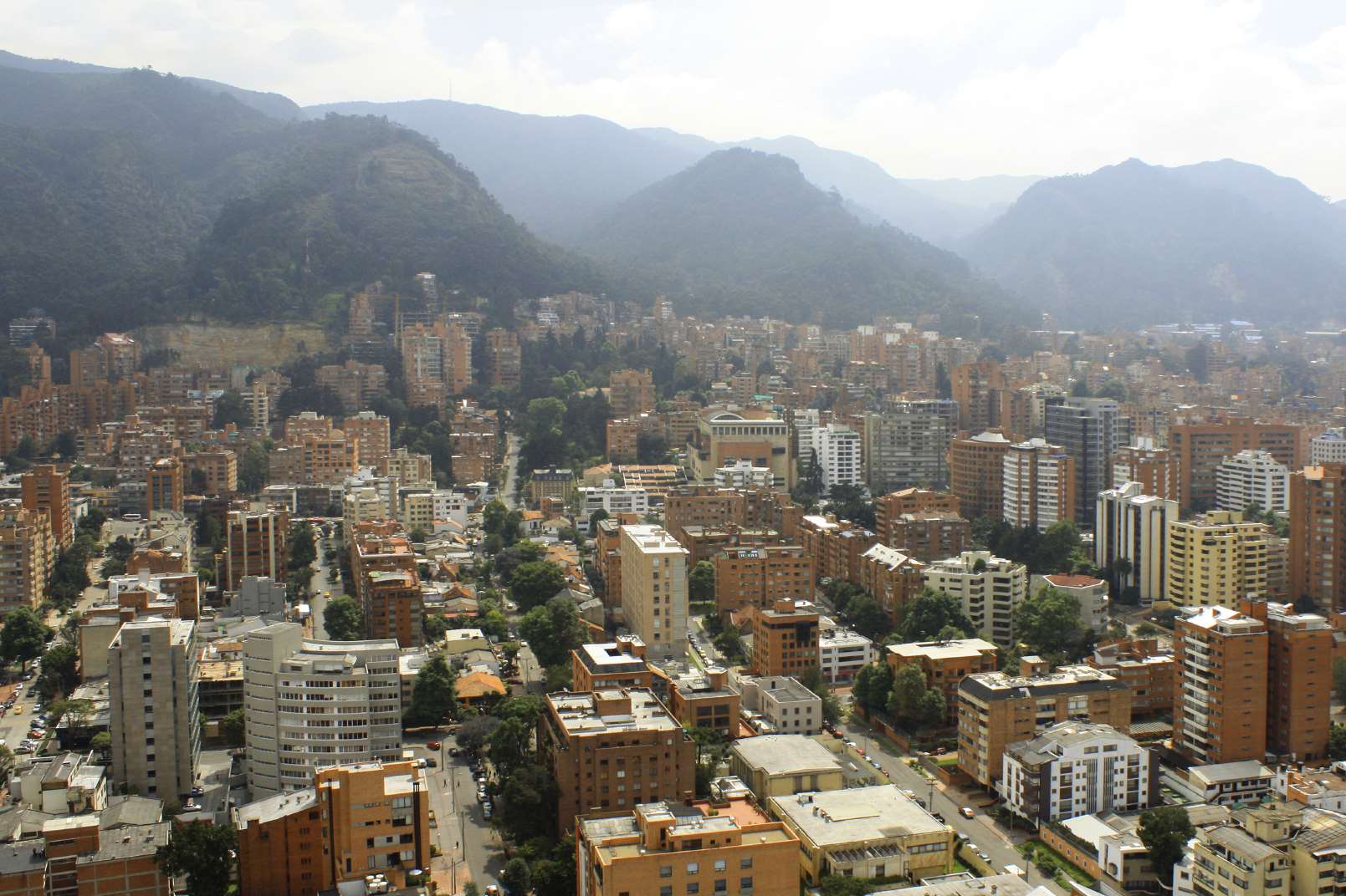 Sprawling Bogota is the capital of Colombia