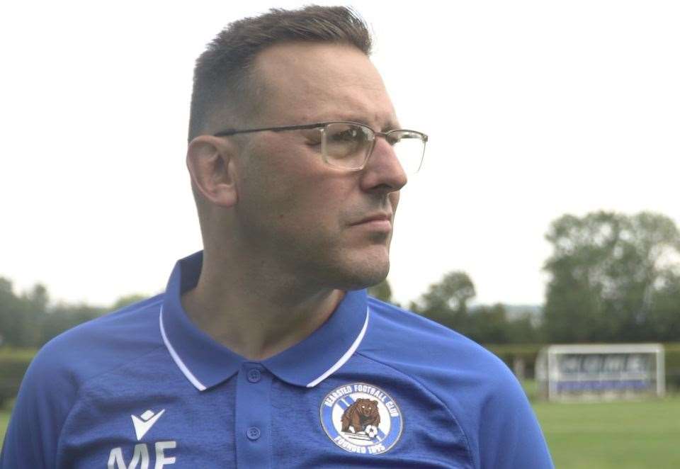 Bearsted Football Club's Mark Fuller. Picture: KMTV