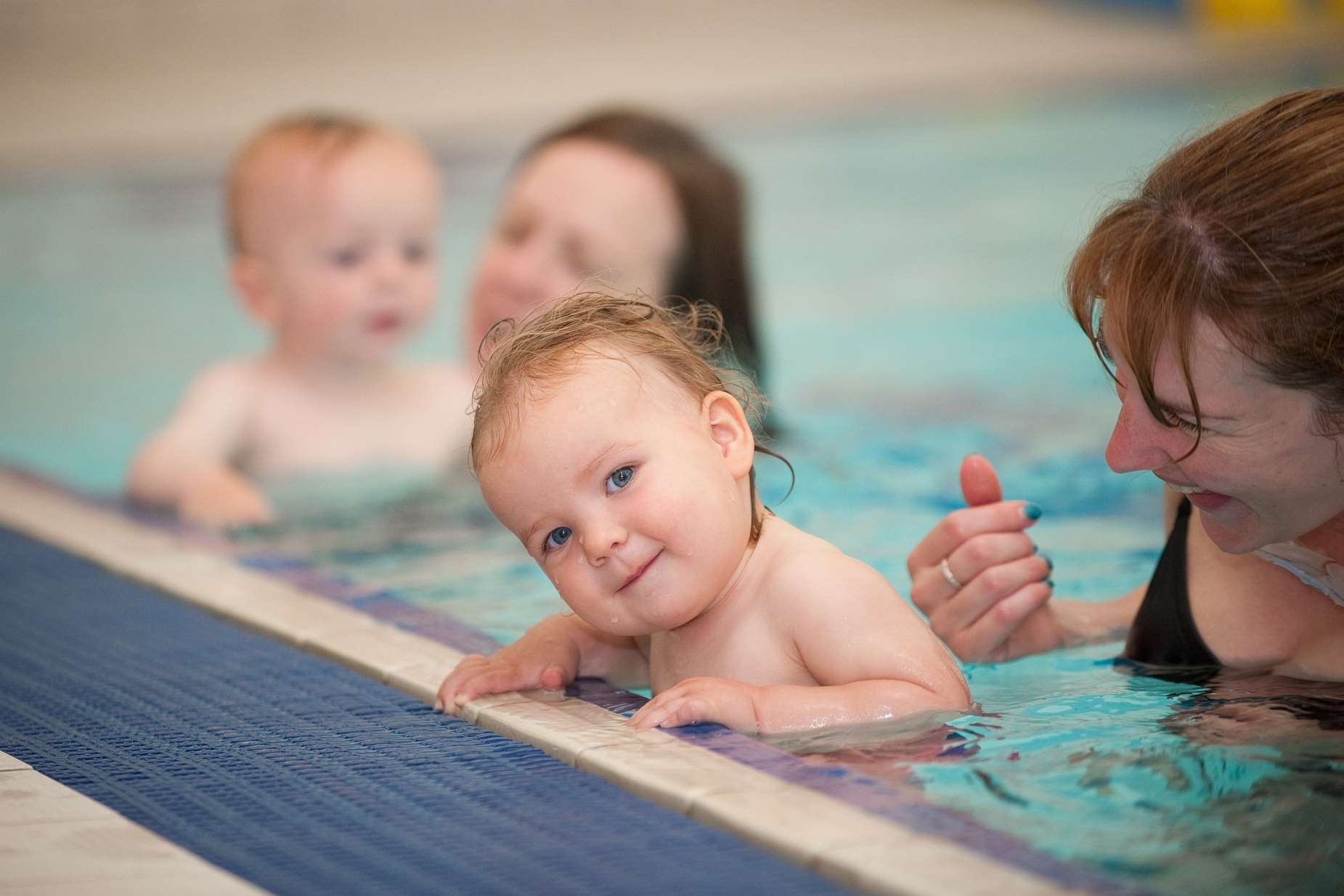Hold on! Picture:Sarah-Guilar/Water-Babies