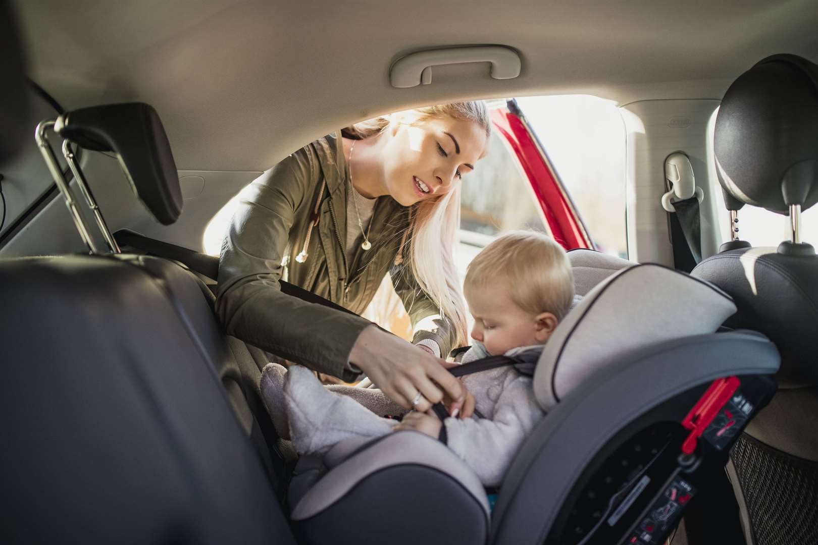Parents risk a hefty fine if their car seats and children aren't secured correctly