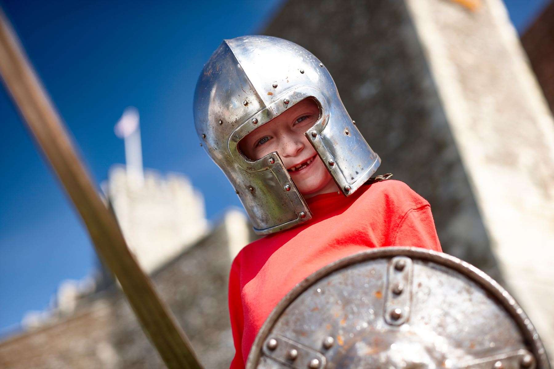 Watch brave knights battle at Dover Castle this summer. Picture: English Heritage