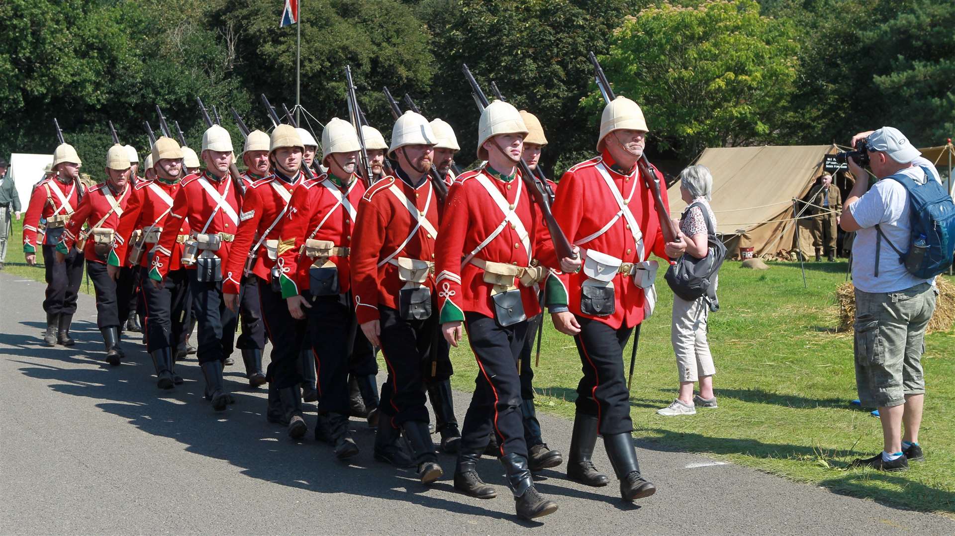 The event, now in its 25th year, will feature explosive military battles and living history camps. Picture: John Westhrop.