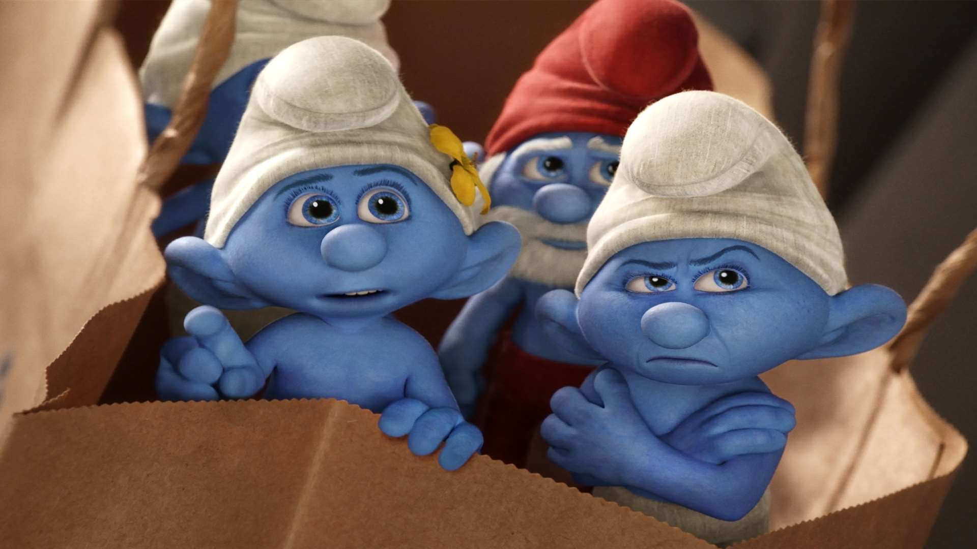 Vanity, Grouchy and Papa Smurf