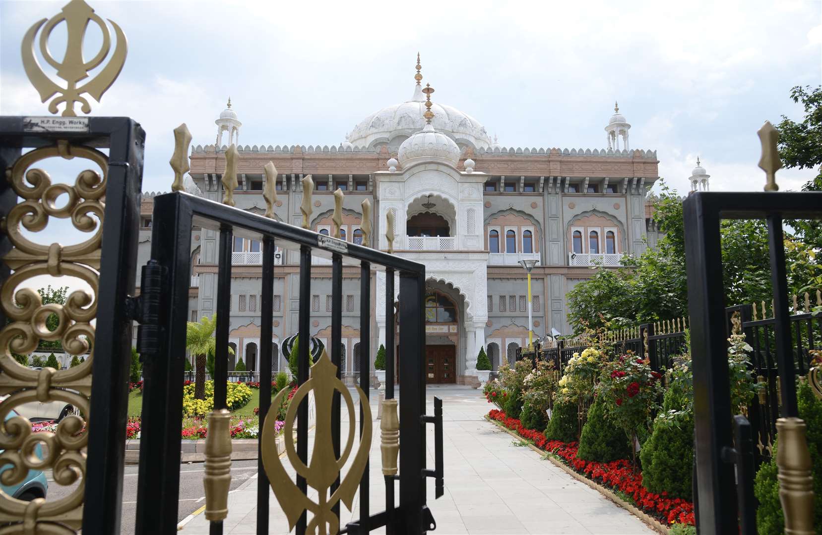 The spectacular Gravesend Gurdwara is one of the largest Sikh temples outside of India