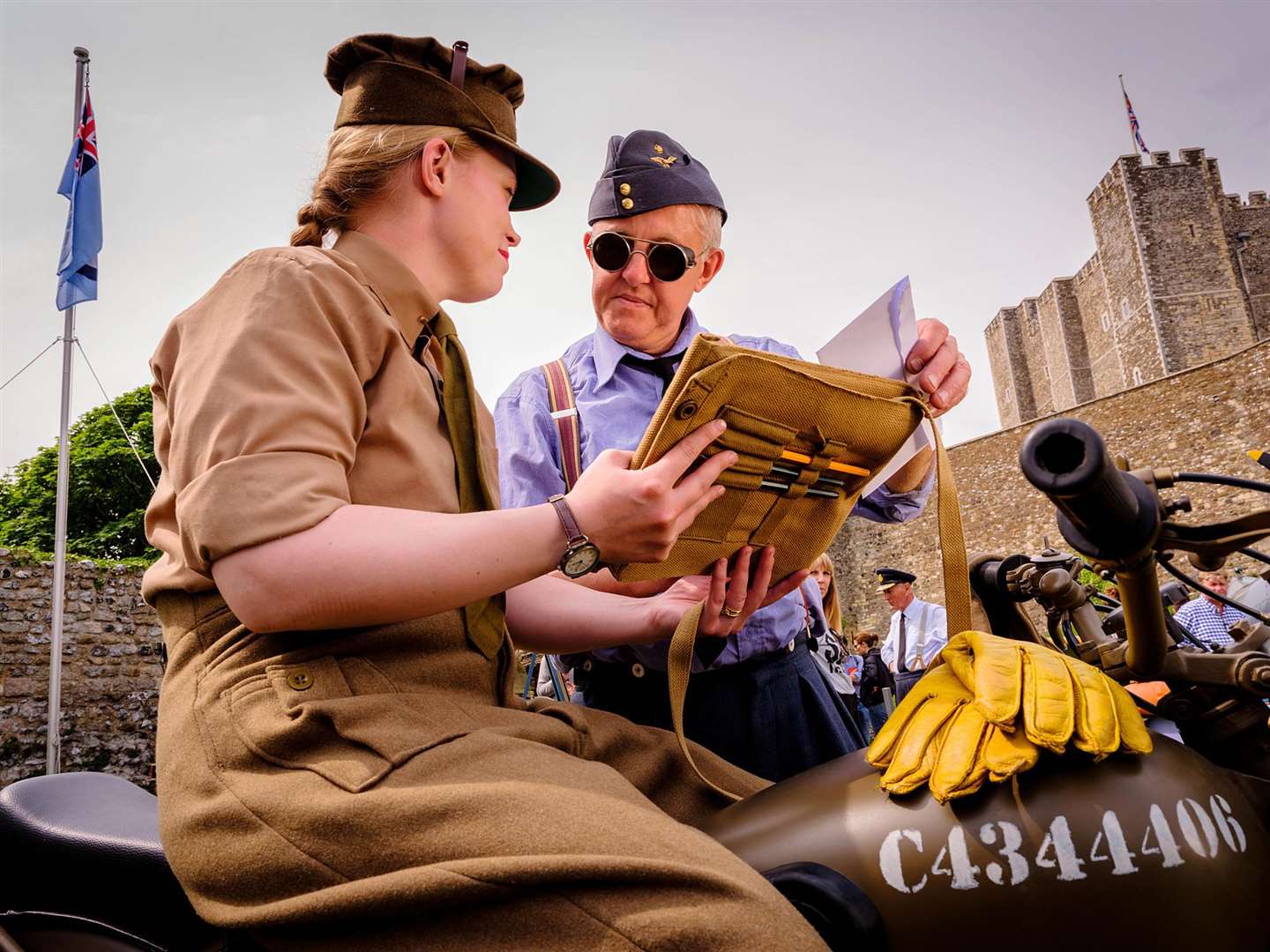 British, German and American forces will all be out in force at Dover Castle