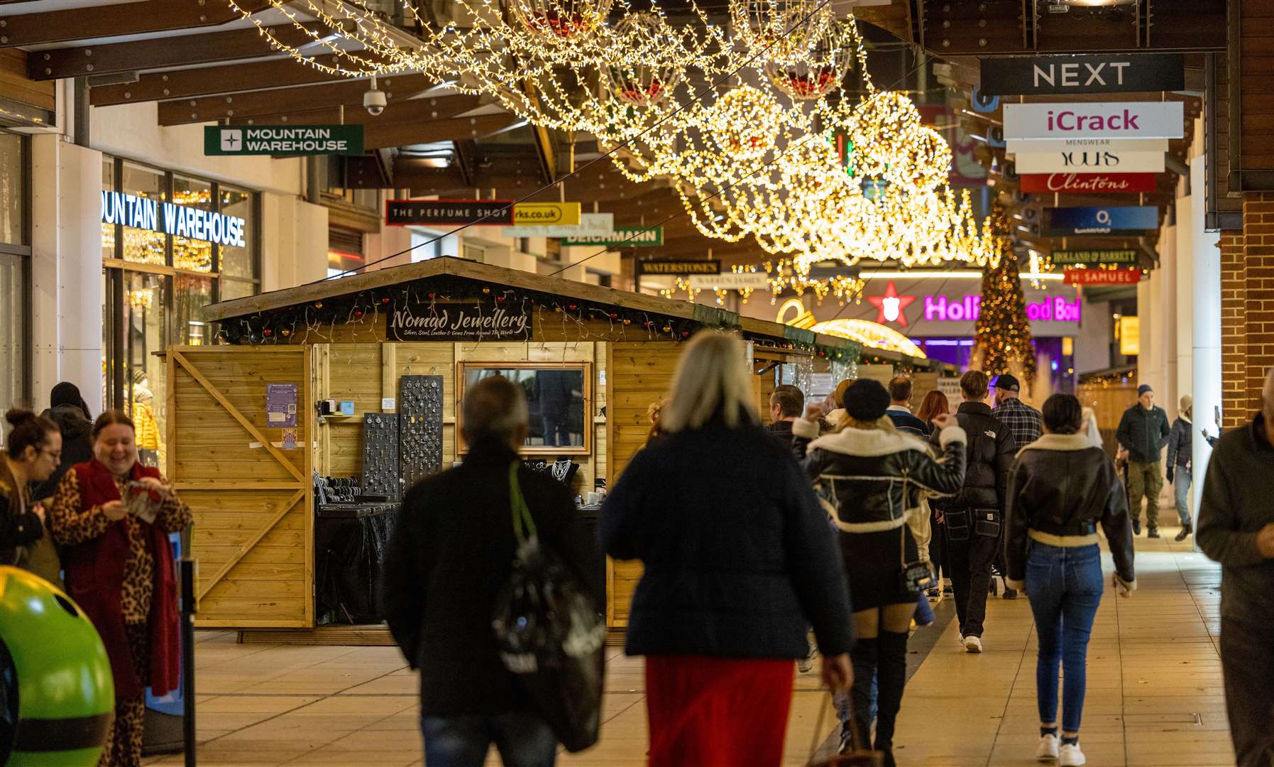 Traditional wooden cabins selling Christmas items will also be open from mid-November. Picture: Supplied by Umpf