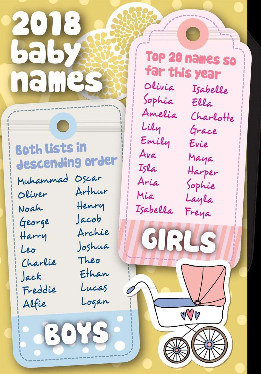 Baby names for 2018 (2917491)
