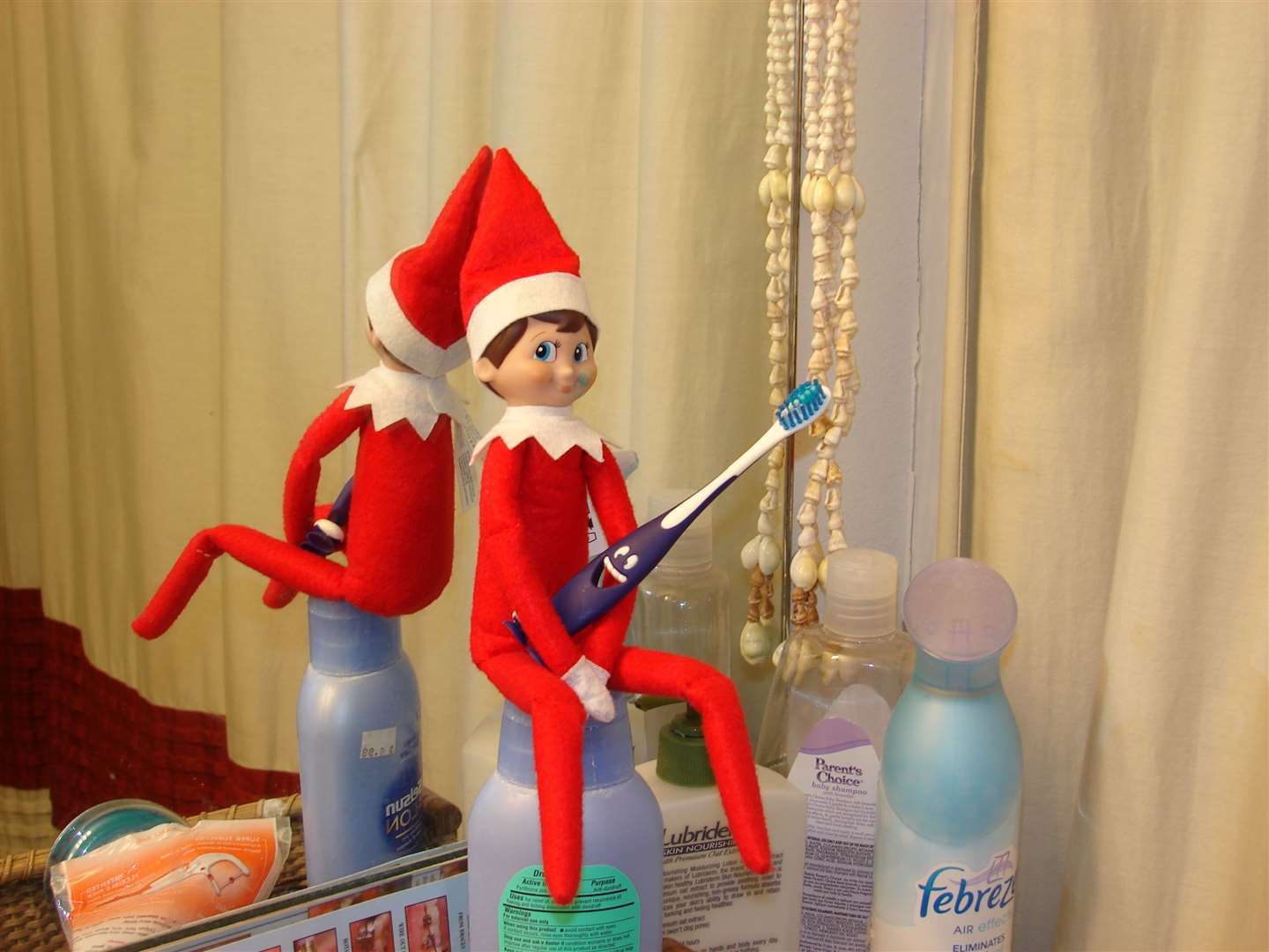 Be prepared for your elf to move around your home when you aren't looking!