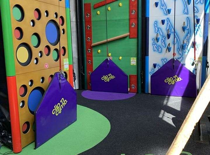 The climbing walls and soft play centre will share a large hall on the side of the leisure centre