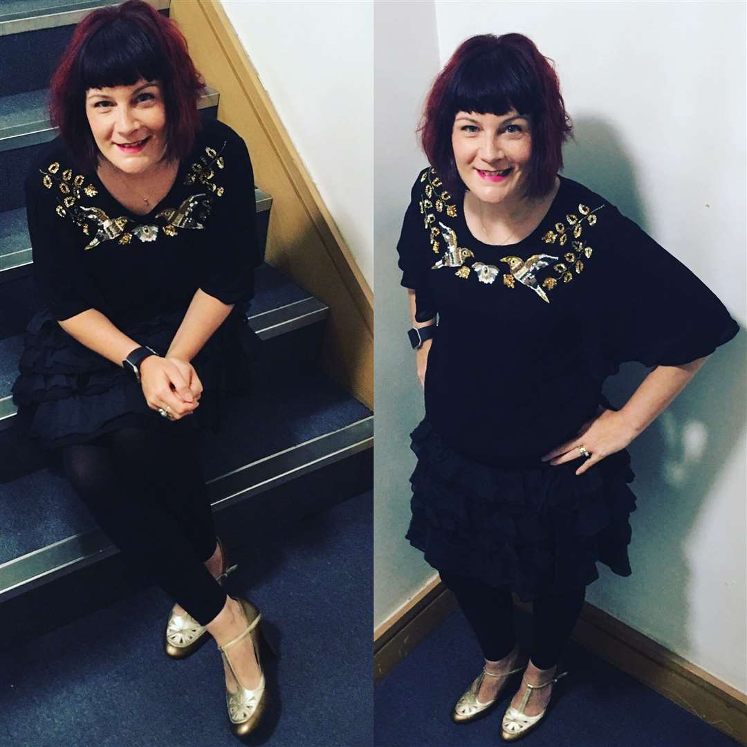 Claire's Ted Baker ra-ra skirt makes an appearance on Day Seven
