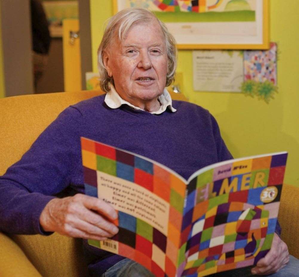 David McKee, author of Elmer the Patchwork Elephant