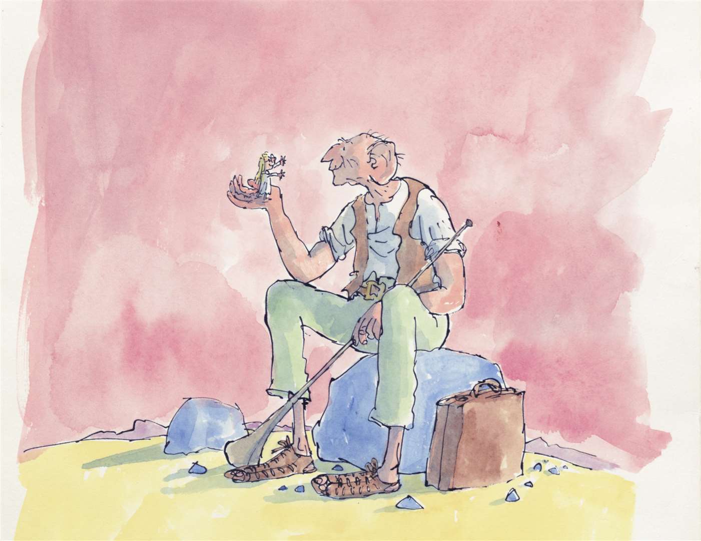 BFG in Pictures was put together by Quentin Blake and The House of Illustration