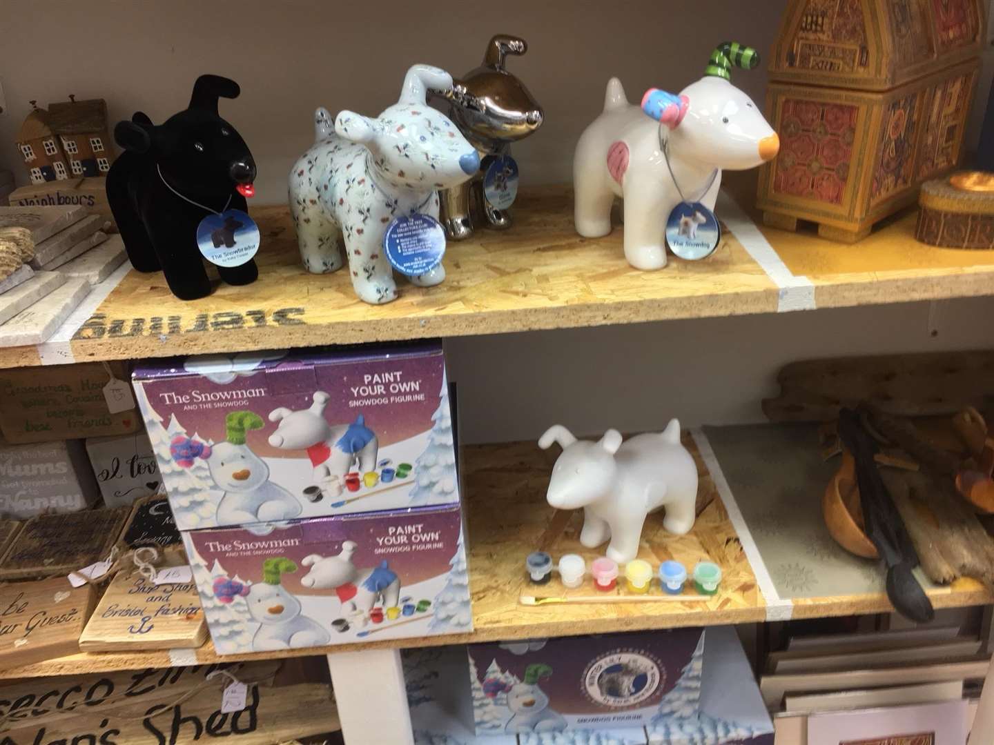 Both versions of the Snowdogs can be bought in Made in Ashford and the Tourist Information Centre.