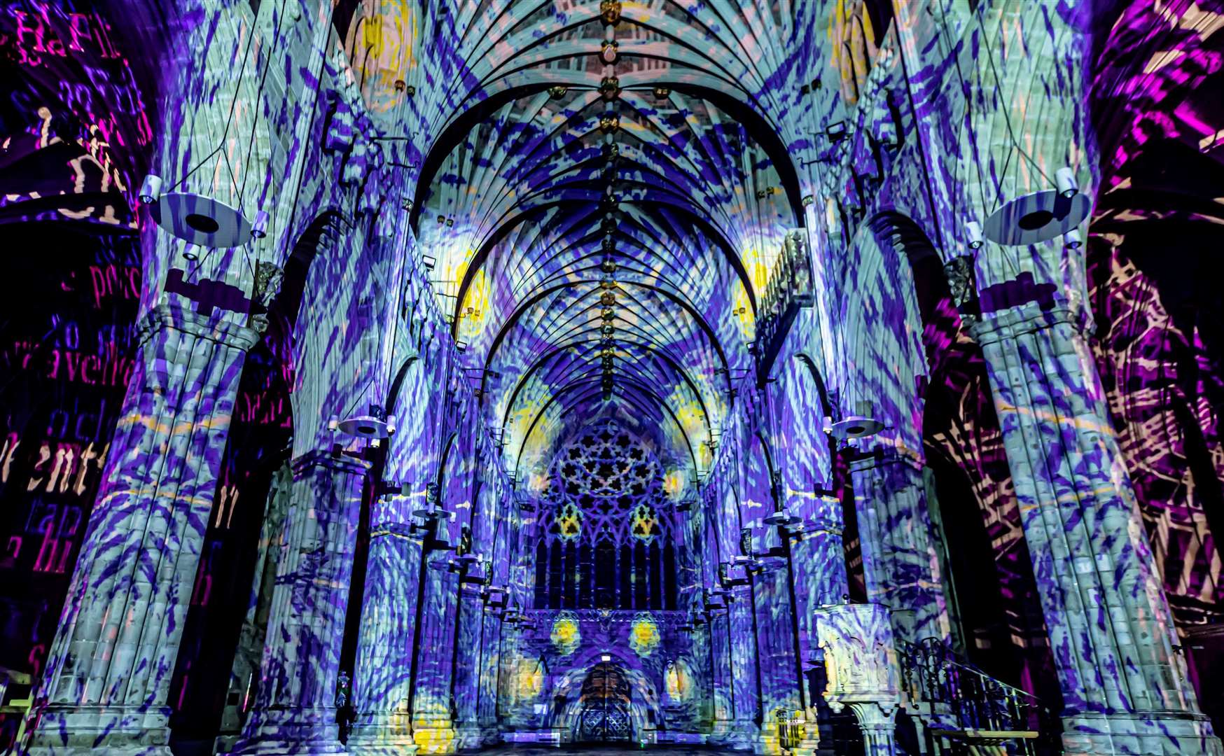 Luxmuralis’ new light show, Time, is coming to Rochester Cathedral. Picture: Luxmuralis