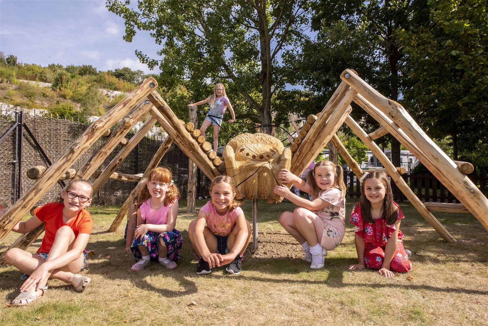 A new climbing frame also opened at Bluewater this summer