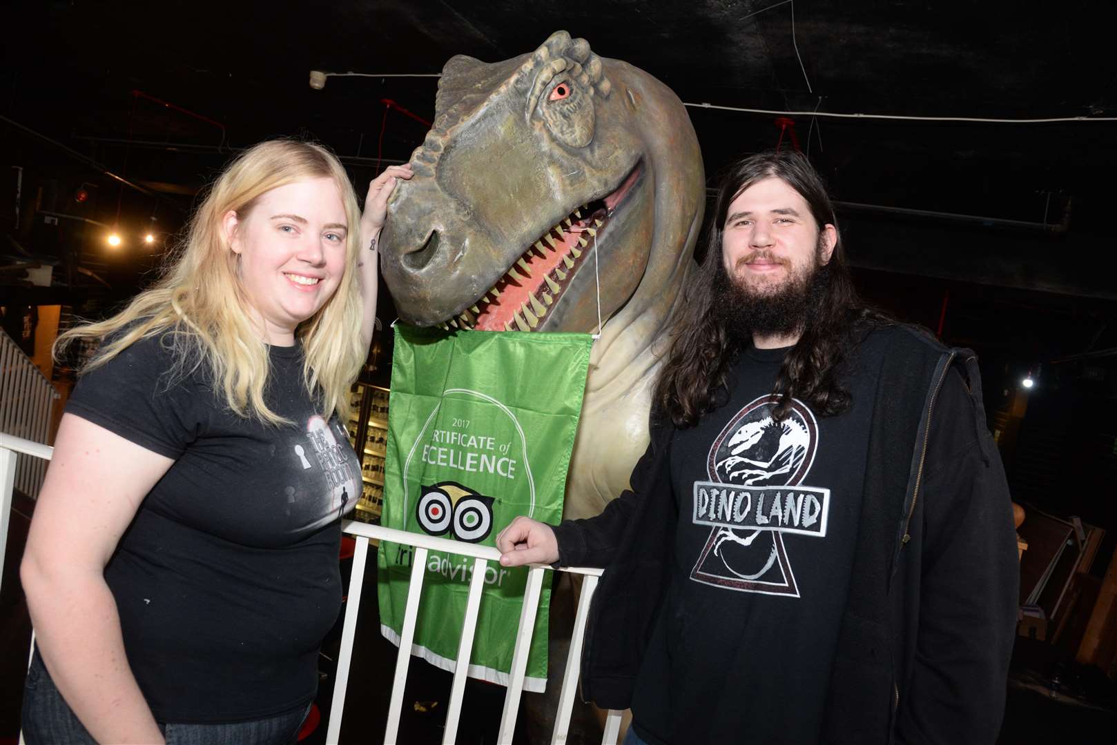 Dino Land at the Panic Room in Gravesend