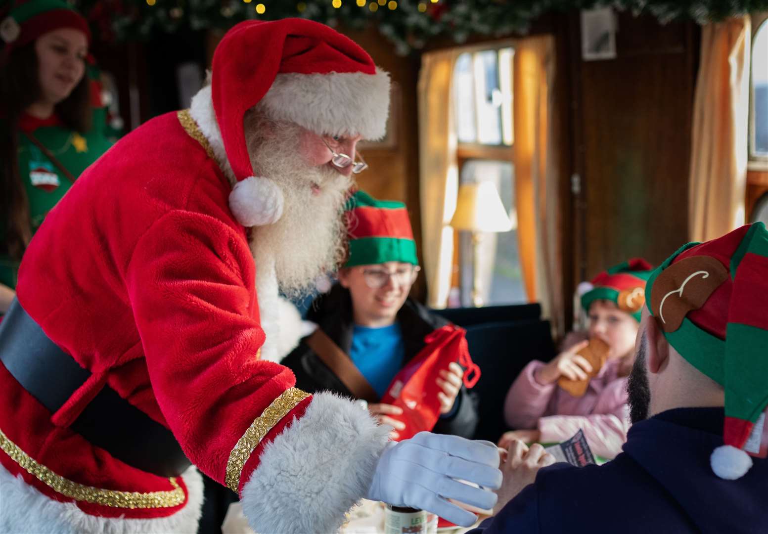 Meet Santa at one of Kent’s glittering Christmas grottos. Picture: Stepstone Imaging