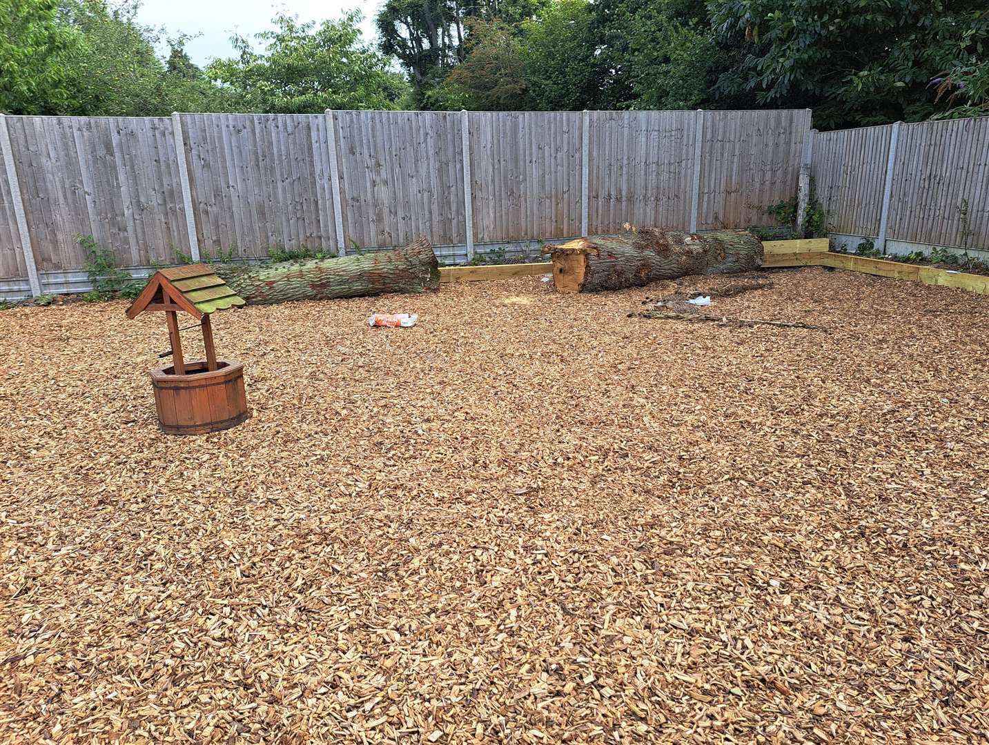 The plot destined to become a forest school at the new Earley Springs SEN School in Harrietsham
