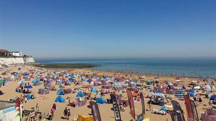Joss Bay is one of Kent’s most popular beaches, with its sandy shores and surf school