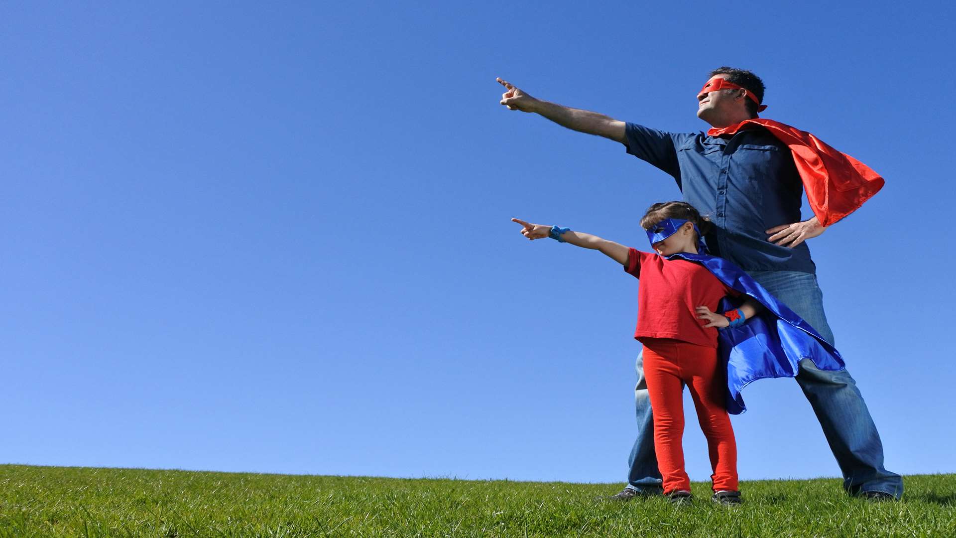 Sixty percent of children believe their dad is capable of inhuman feats of strength.
