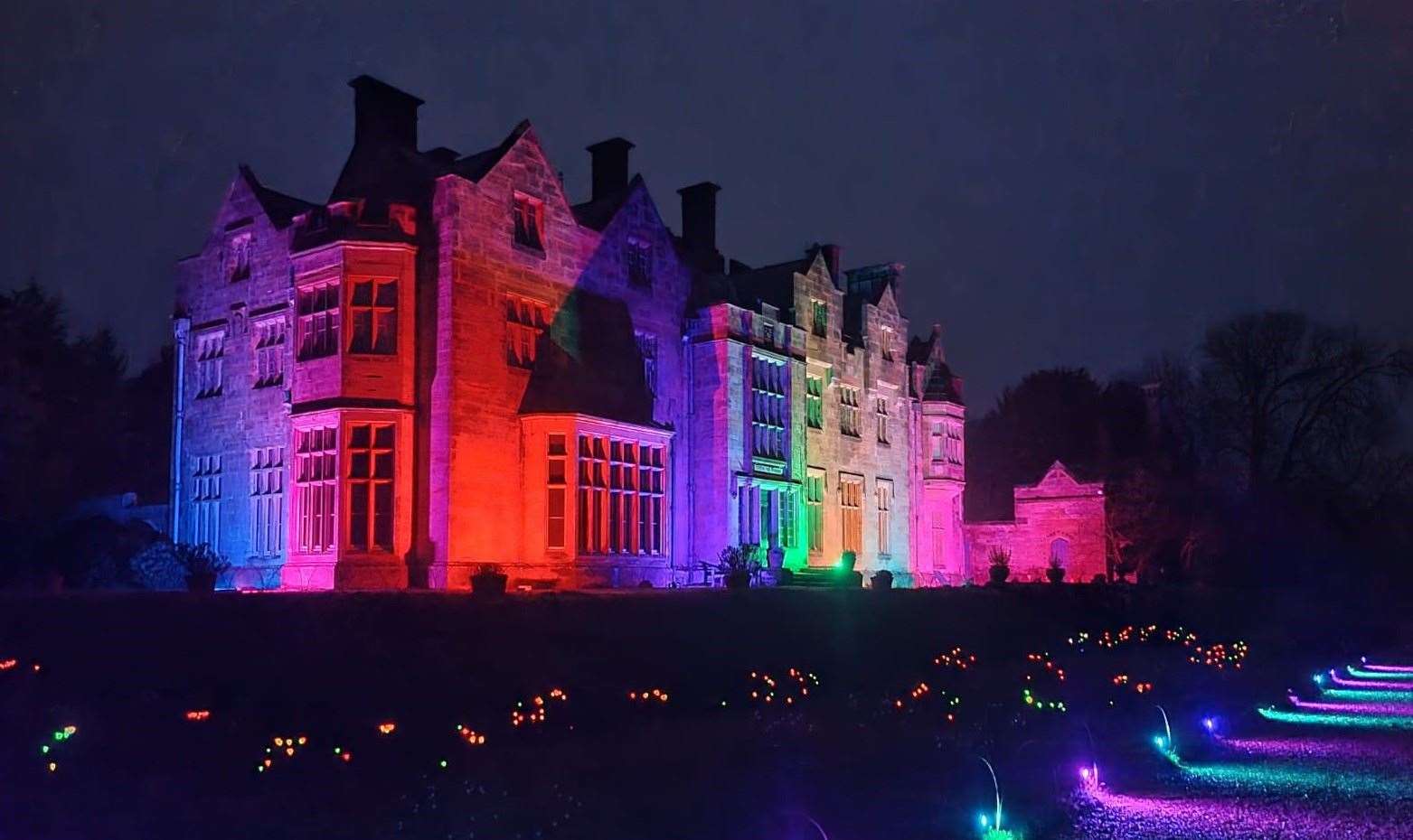 Stunning lights will illuminate Scotney Castle. Picture: ©National Trust